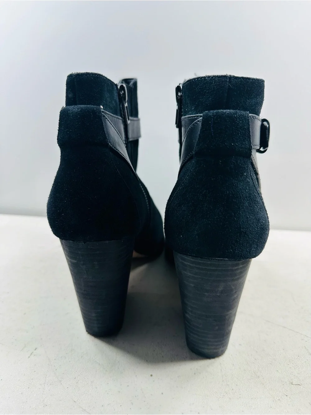 Cole Haan Minna Women's black suede ankle booties sz. 9.5 B